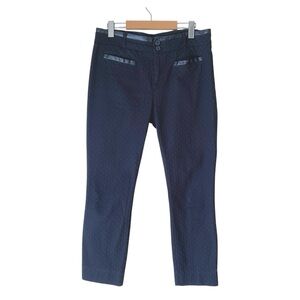 Cartonnier for Anthropologie Charlie Ankle Pants Black Size 12